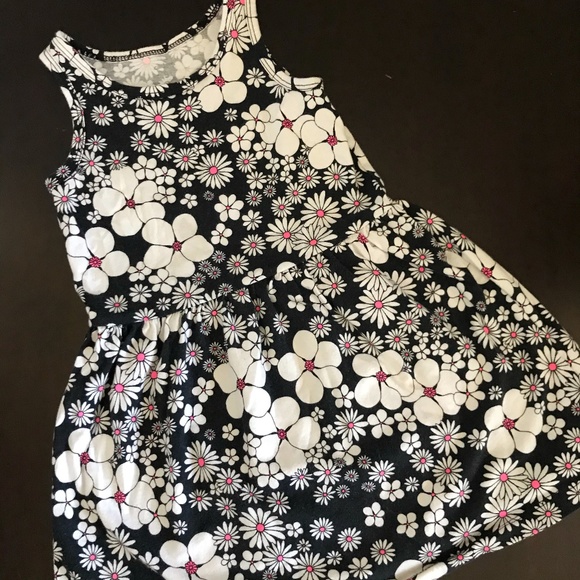 Carter's Other - CARTERS 3T Toddler Black Sleeveless Floral Dress